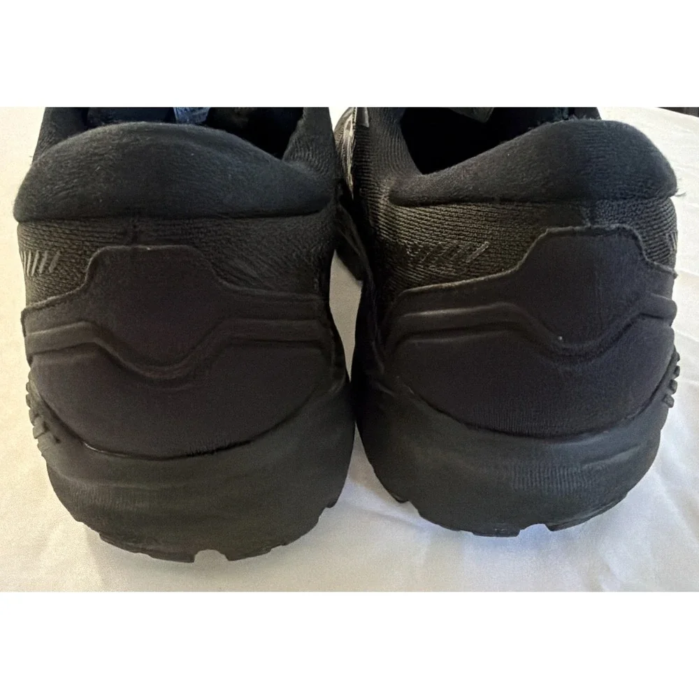 Brooks Addiction GTS 15 Triple Black Mens Size 14 Walking Running Shoes Sneakers